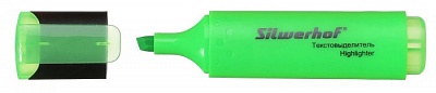 Текстовыделитель Silwerhof Blaze зеленый арт.108036-03, 1-5мм, скошен