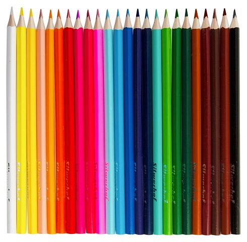 Карандаши 24 цв. Веселые друзья арт.1486328 трехгран.