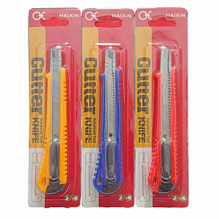 Нож канцелярский 09мм арт. НХ-18