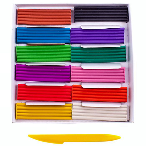 Пластилин "Классика" ("Луч") 12 цветов 240 гр. 7С 331-08