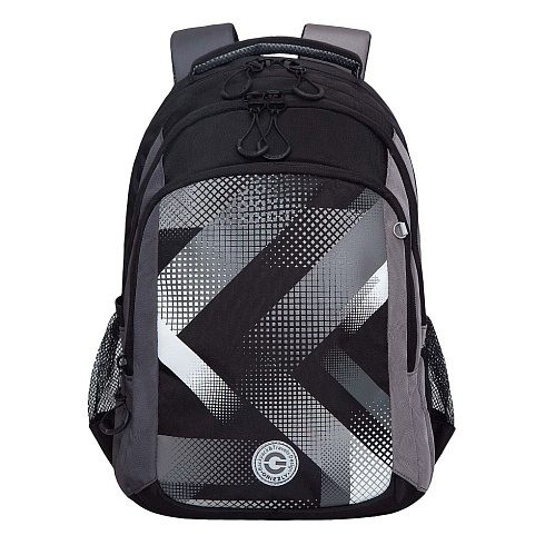 Рюкзак GRIZZLY RВ-352-2 серый-черный