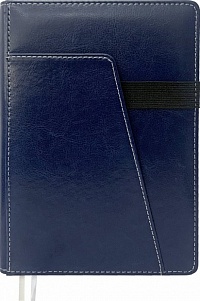 Ежедневник недатир., 320стр. А5 "deVENTE.Dual" тв.обл. синий 2234421