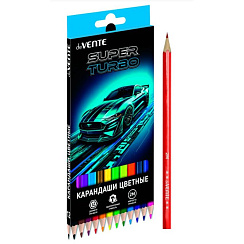 Карандаши 12 цв. deVENTE "Super Turbo" арт.5022624