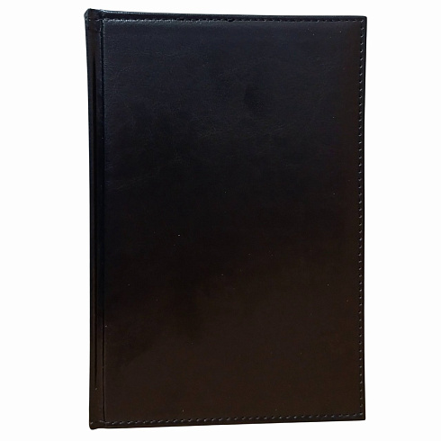 Ежедневник А5 полудат.лин.черный, золот.срез KZ, арт.JN-A5-2G