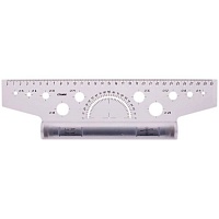 Линейка- рейсшина, металл. ролик 30 см арт.ЛР25