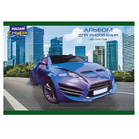 Альбом д/рис. 40л. на скрепке, М-16571