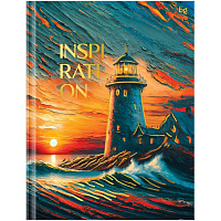 Бизнес-блокнот 80л А5 BG "Маяк.Пейзаж", мат. лам. тисн.фольгой ББ5т80_лм_тф 37568