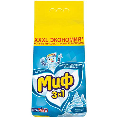 Порошок стиральный автомат Миф 9 кг