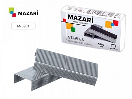 Скобы MAZARI №24/6 оцинкованные арт.М-6901