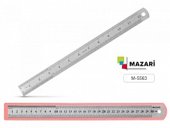 Линейка метал. 30 см.  арт.М-5563