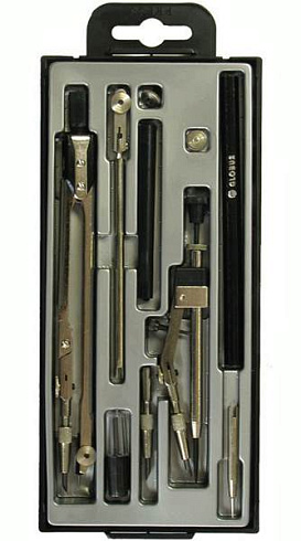 Циркуль- Наб черт "Глобус" 10 пред. "Техника" арт.НЧ10-70-60