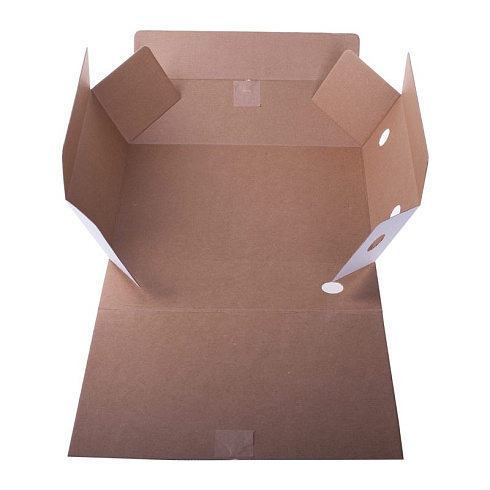 Папка архивная с завязками OfficeSpace, микрогофрокартон, 100мм, белый, до 900л. 225435