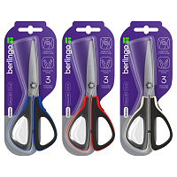 Ножницы офисные 17,5см, Berlingo "Easycut 300" ассорти, мягк вставки DNn_17535