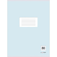 Тетрадь А4 80 л. кл. Классическая голубая Т4805132 скрепка