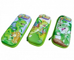 Пенал JS-6536 Динозаврики