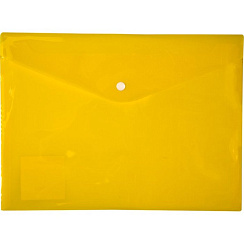 Папка-конверт на кнопке А4, "deVENTE. Pastel"A4 (330x235 мм)180 мкм, непрозр пастель желтая 3079326