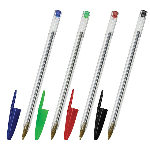 Ручка  набор шариковая STAFF, 4 цвета, 0,5мм, 143872