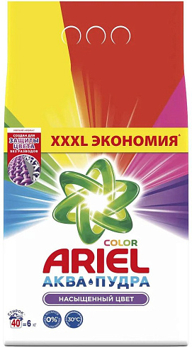 Порошок стиральный авт. Color ARIEL 6 кг.