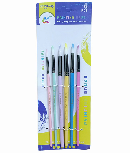 Кисть  набор  "Yalong" YL213713-4