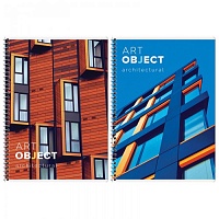 Тетрадь А4 80л. клетка на гребне ArtSpace "Архитектура. Art object" Т80А4спкГЛ_36620  