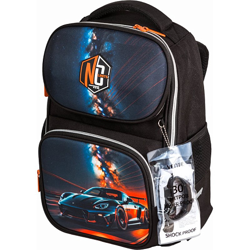 Ранец "deVENTE. Smart. No Limits" школьный жесткий 37x28x14 см (14 л) 7030504