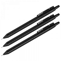 Автокарандаш Berlingo "Doubleblack" 0,5мм, с ластиком, ассорти BSk_12130