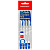 Ручка  набор шарик. 4шт BRAUBERG Х-333 синии 0,7мм, 144253