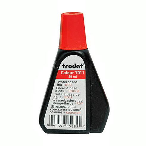 Краска штемпельная "Trodat" красная 28ml арт.7011