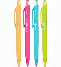 Автокарандаш Deli "Scribe" 0,7 мм, трехгран.корпус с ластиком, ассорти, арт.U603-00