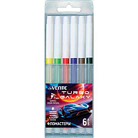 Фломастеры  6цв "deVENTE. Turbo Galaxy" невент. колп. блистер 5080623