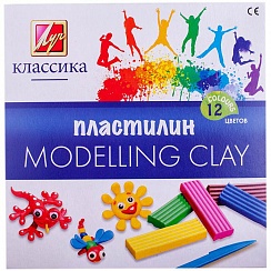 Пластилин "Классика" ("Луч") 12 цветов 240 гр. 7С 331-08