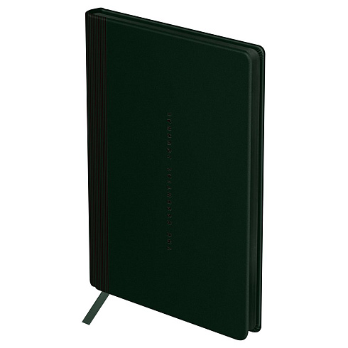 Ежедневник недатир., 136л, А5 BG "Vienna. Dark green" темно-зелен, цв. срез мягк. переп. DuA5_61262