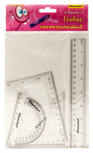 Линейки  набор Геометрический набор средний Монстрики 1830437