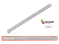 Линейка метал. 40 см.  арт.М-5564