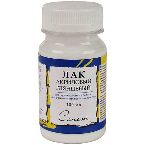 Лак акрил-глянцевый 100 мл 4627920 Сонет